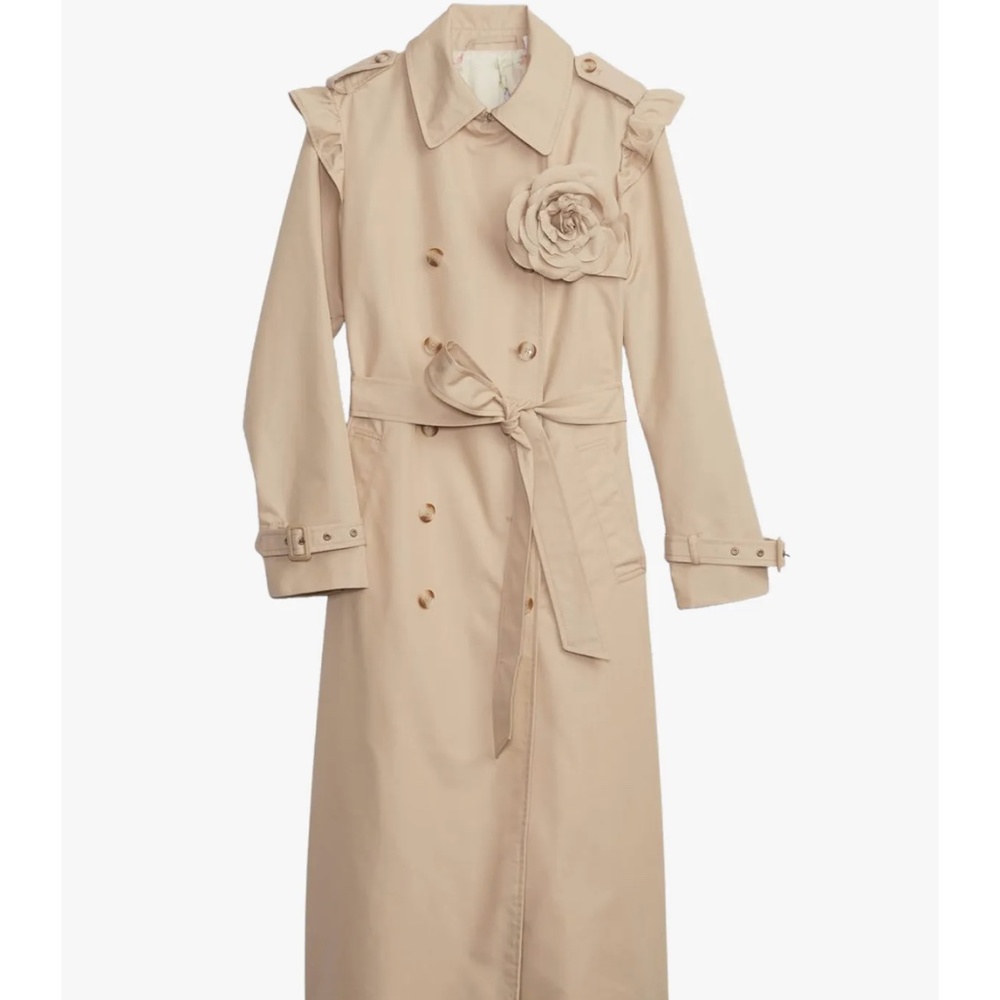 Loveshackfancy x gap trench coat xs